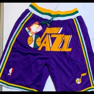 93-94’ Throwback Utah Jazz Just Don shorts
